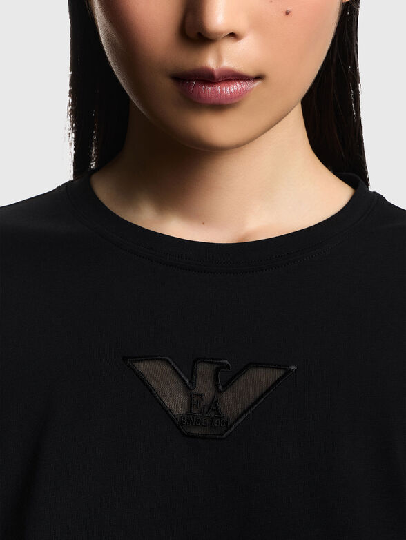 T-shirt with embroidered logo - 4