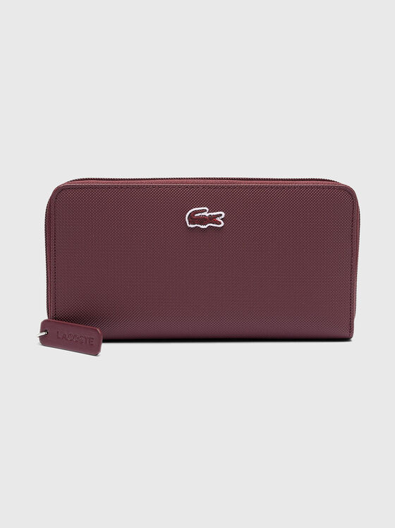 Black wallet with logo - 1