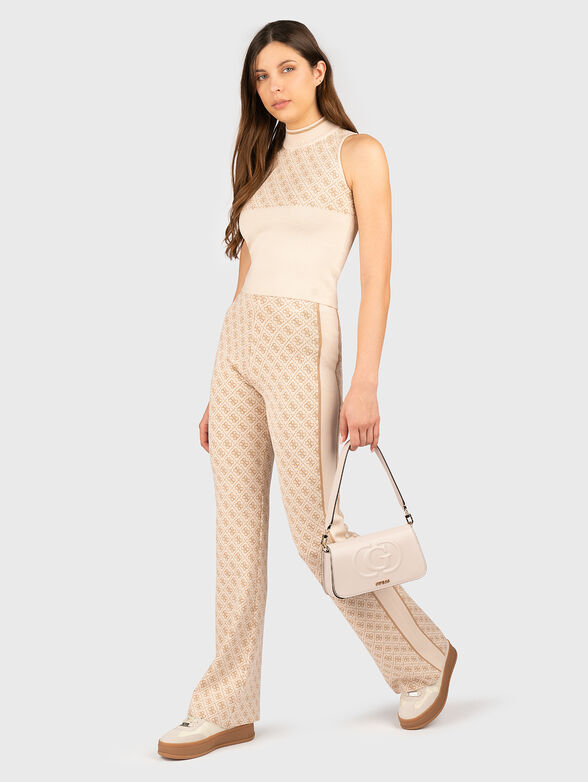 LISE top with monogram logo - 2