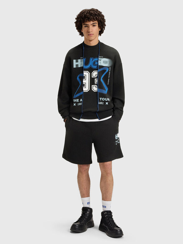 Shorts with logo print - 4
