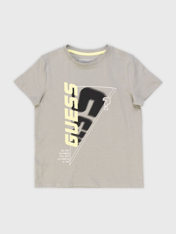 T-shirt with contrasting print - 1