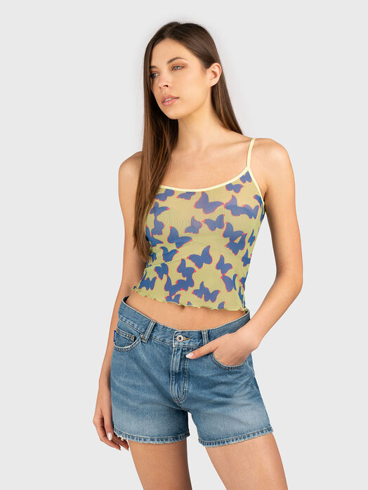 DORINELA top with print