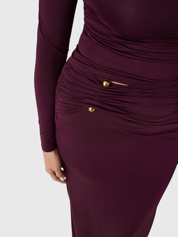 EZME Maxi skirt with slit - 4