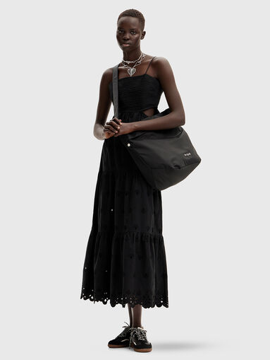 Cotton dress with thin straps - 5