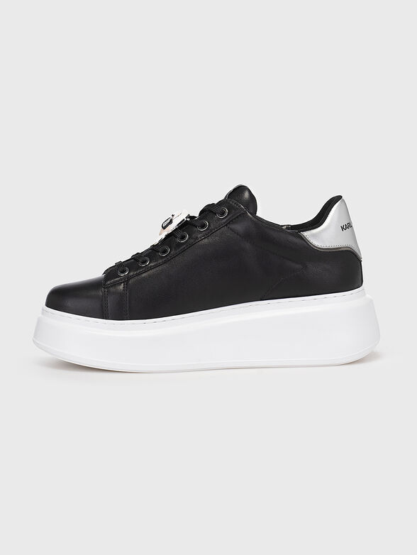 ANAKAPRI leather platform sports shoes - 4