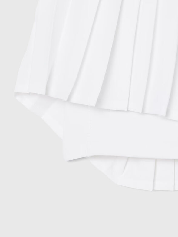 Pleated mini skirt - 4