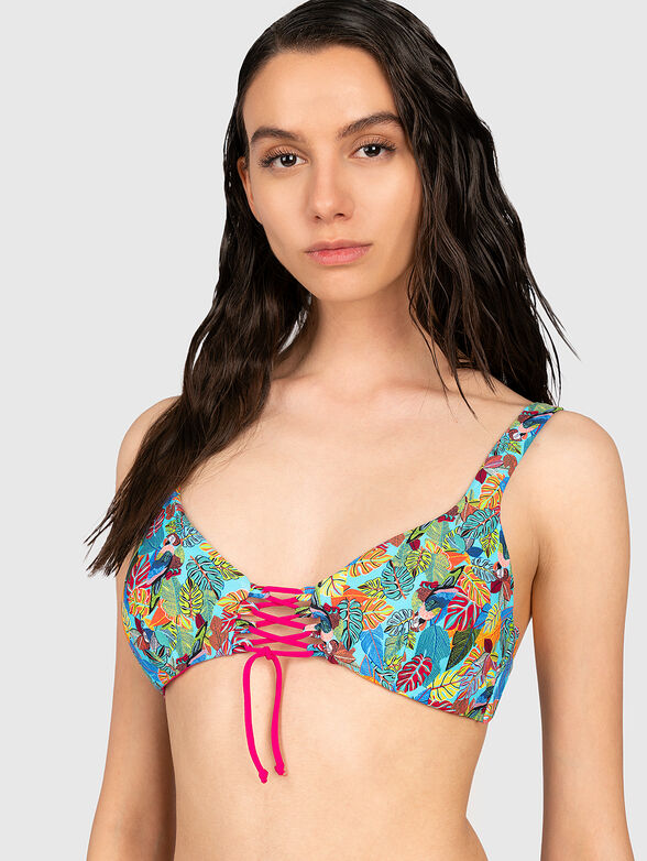Bikini bra with print - 2