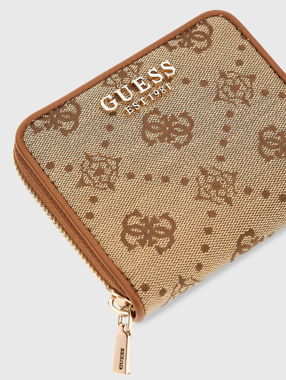 NEDA wallet with 4G logo print - 3