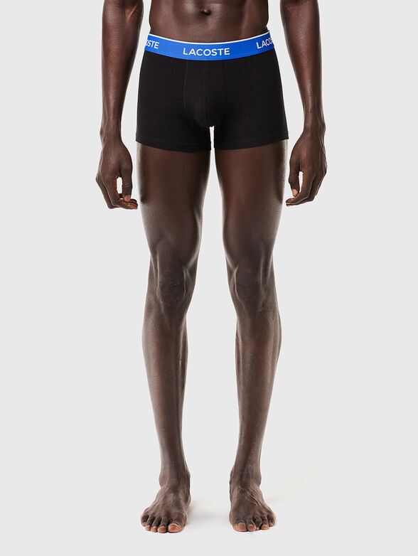 Set of three pairs of boxers with contrast tape - 5