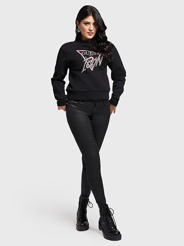 ICON Black cotton sweatshirt - 2