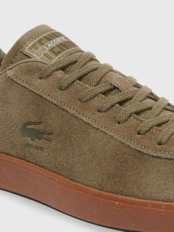 Suede and leather sports shoes - 4