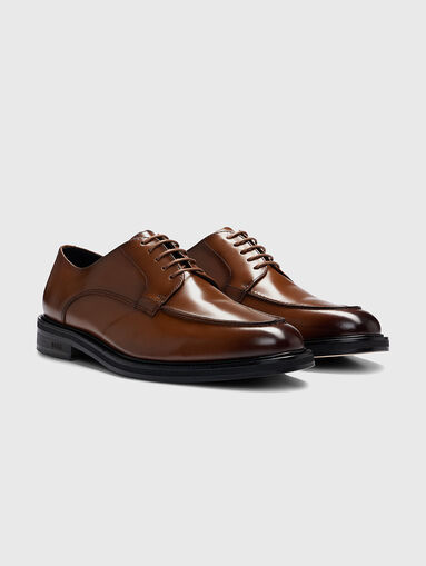 LARRY-L DERB elegant brown shoes - 3