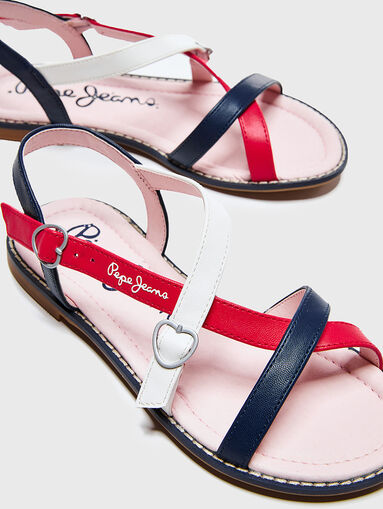 ELSA BRITT Multistrap sandals - 5