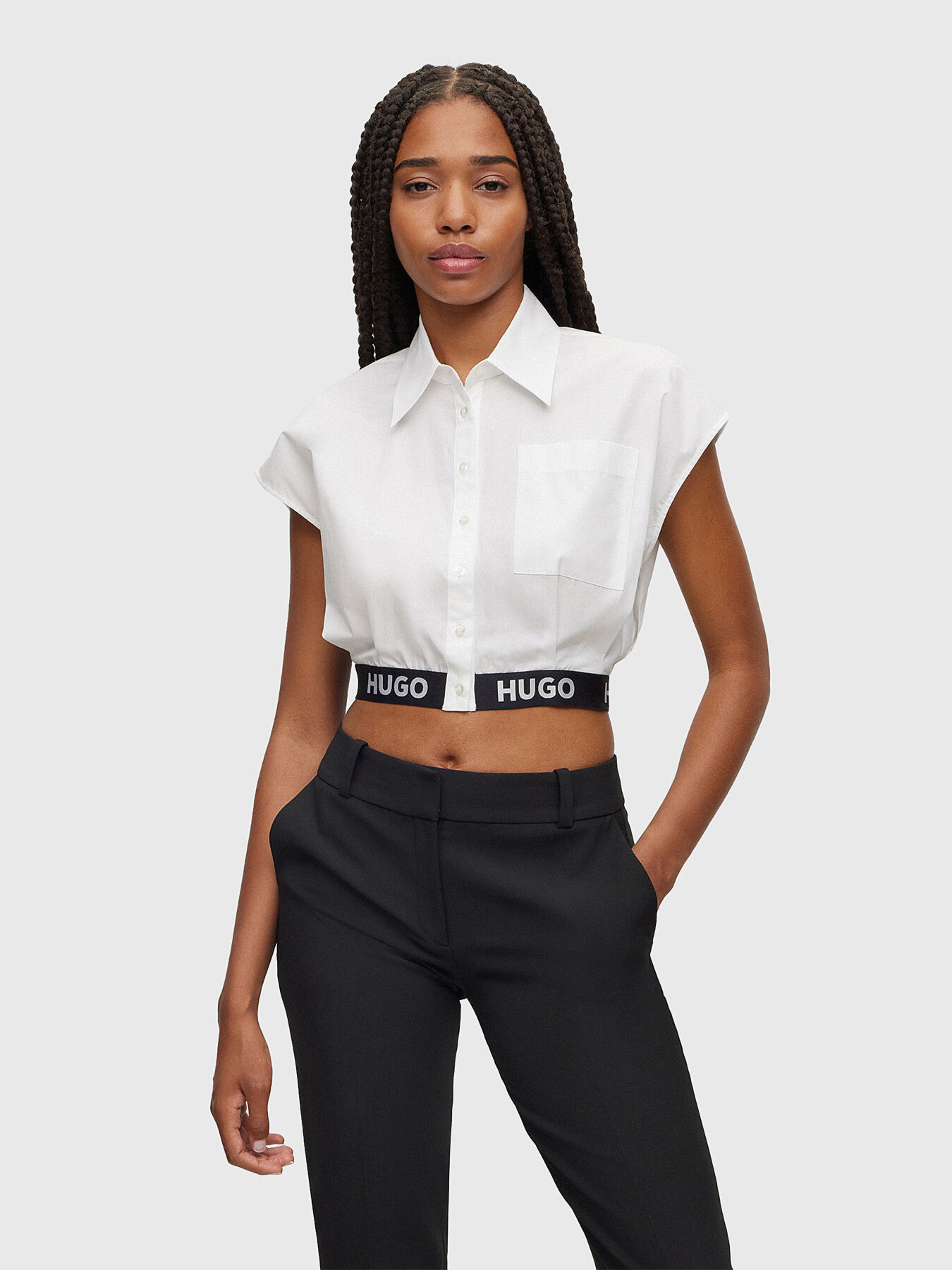 Hugo outlet white shirt