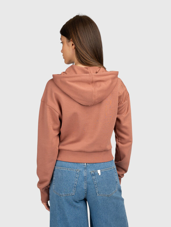 Sweatshirt with floral embroidery - 3