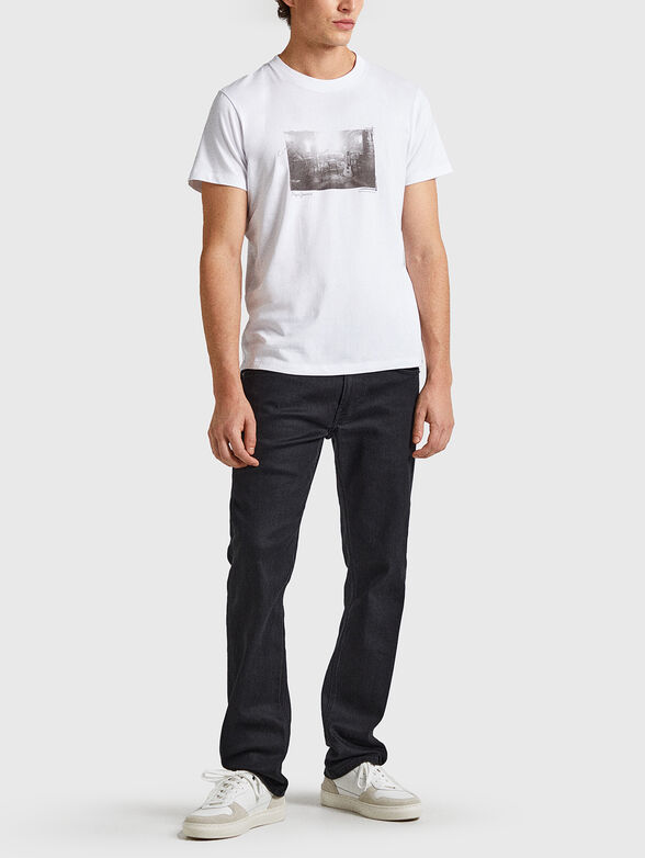 CLARK black T-shirt with print - 2