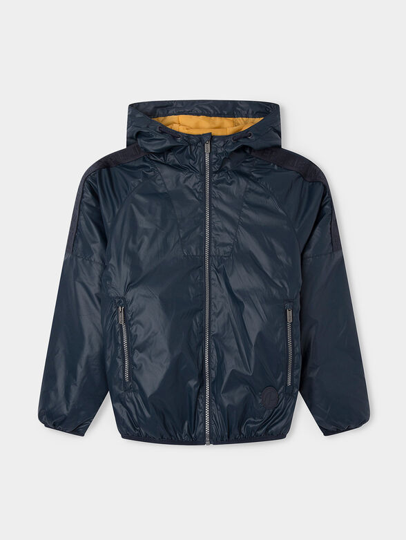 GORDON blue jacket with hood - 1