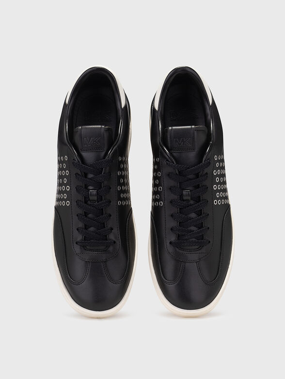 WILTON leather sneakers with eyelets - 6