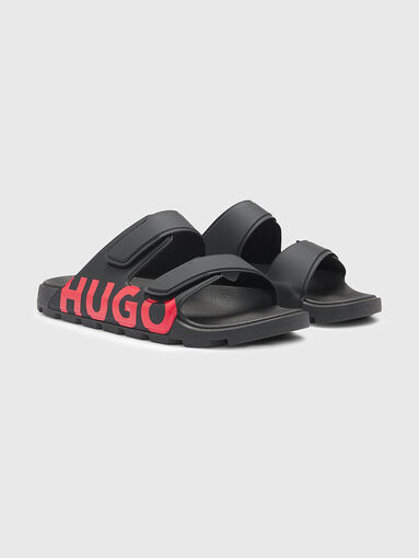 EVANDER slippers with logo - 3