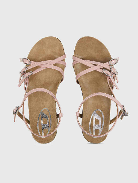 Heeled sandals with buckles - 6