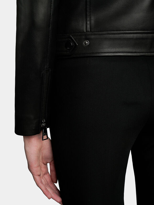 IKONIK Leather biker jacket - 4