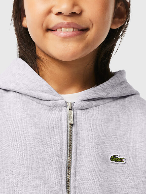 Unisex hooded sweatshirt with zip - 2