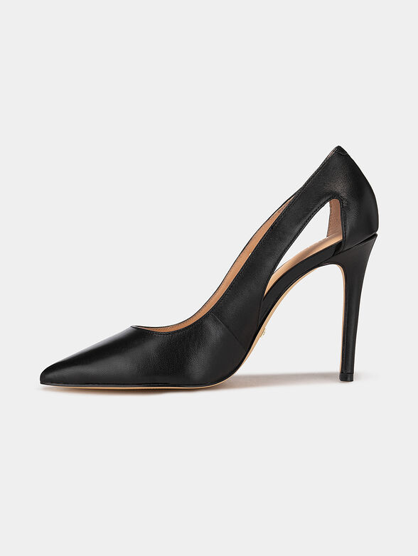GABBI leather shoes with metal accent - 4