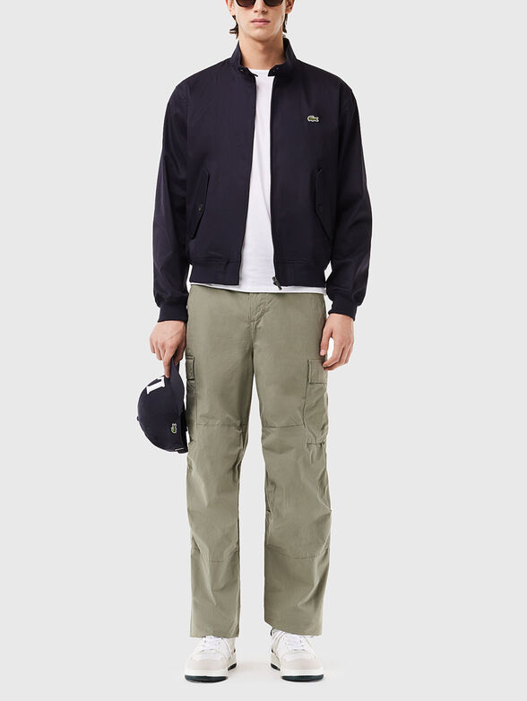 Dark blue bomber with logo detail - 2