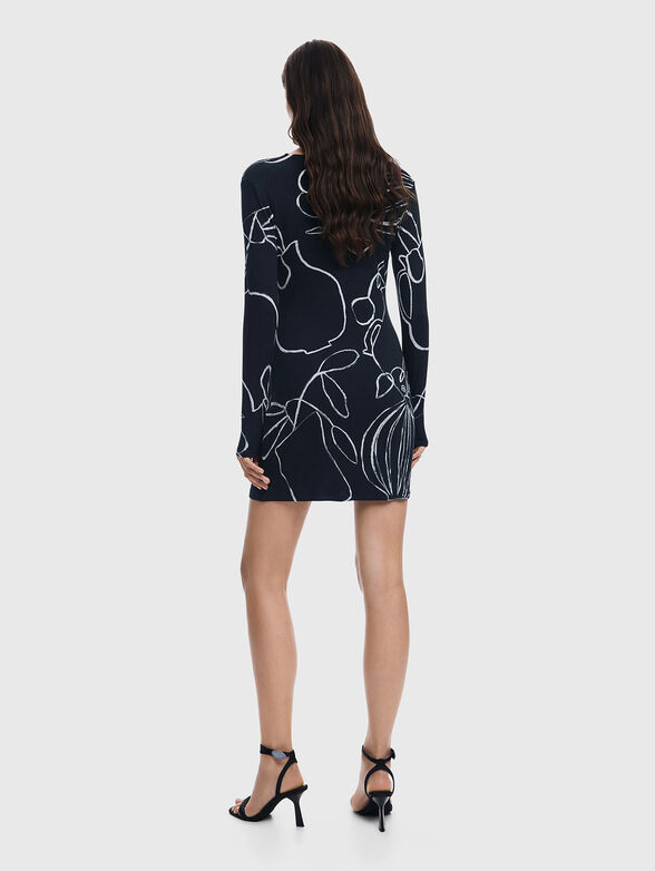 Printed short dress - 2