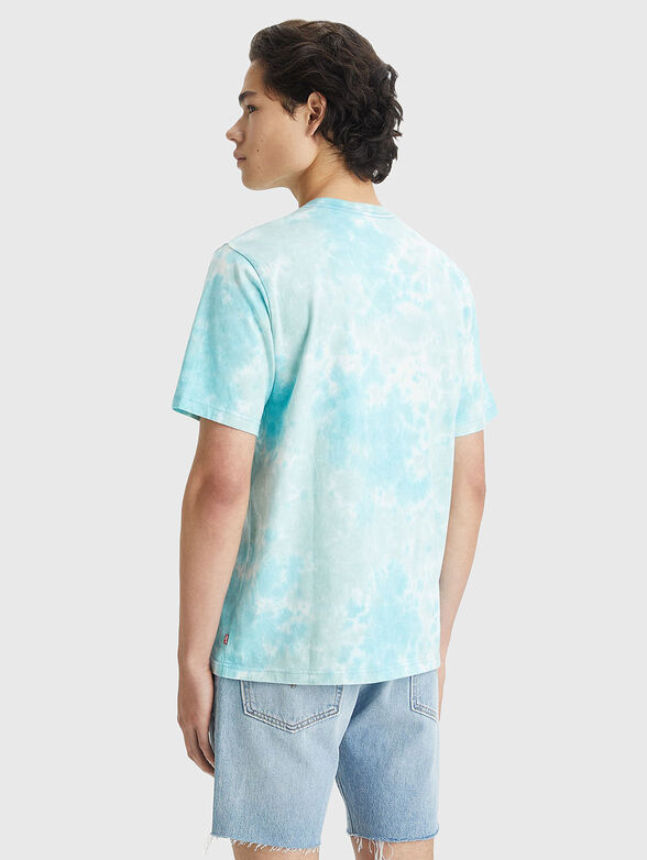 Blue T-shirt with contrasting logo - 2