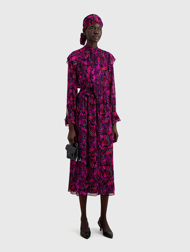 Midi dress in viscose - 2
