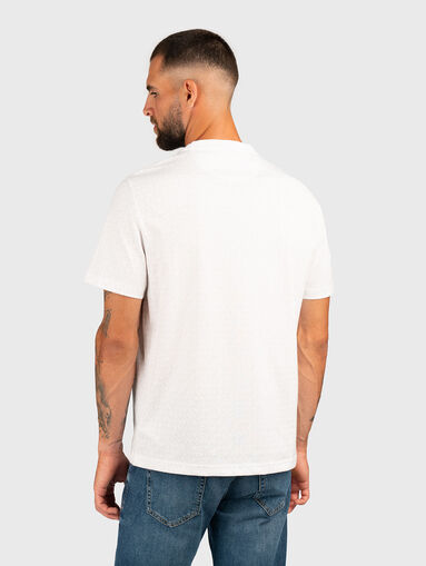 Cotton T-shirt with monogram logo print - 3