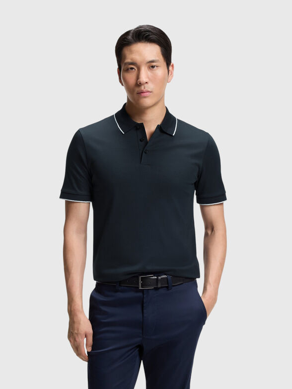 Dark blue polo-shirt - 2