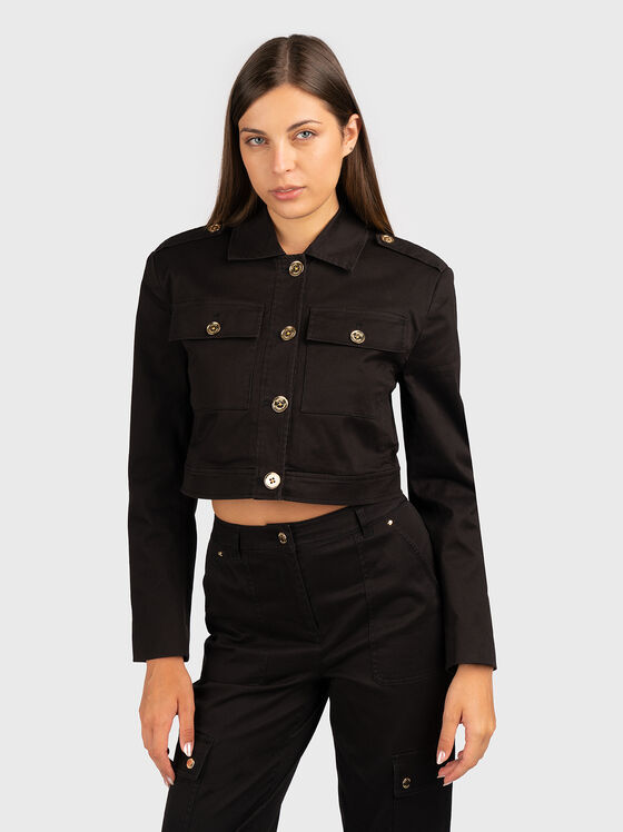 Organic cotton cropped jacket - 1
