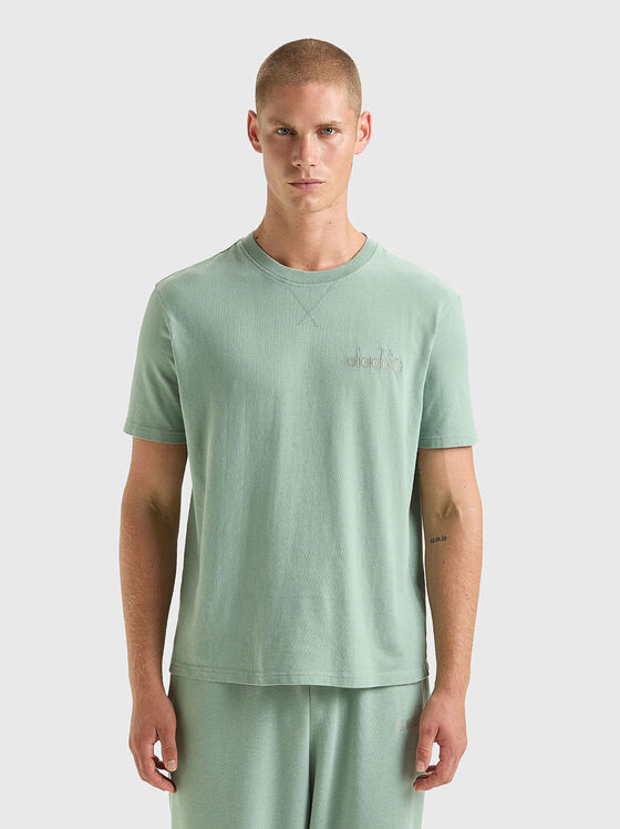 Зелена тениска с лого  - 1
