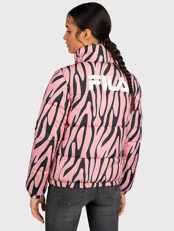 ENID padded jacket with accent print - 2