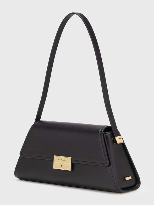 Leather bag with golden details - 3