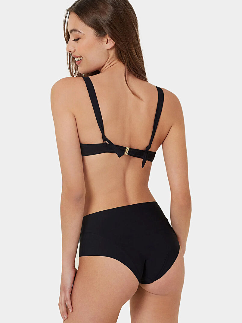 SCULPT COLOR bikini top in black color - 3