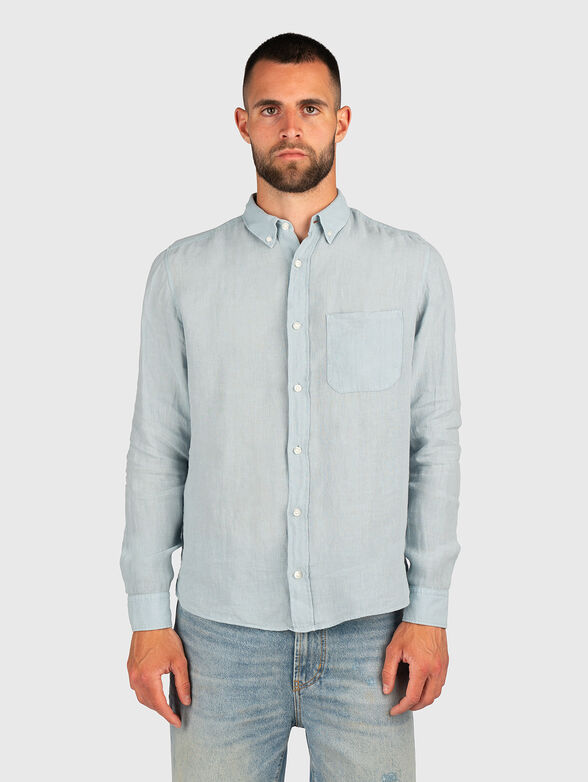 ERMANN long sleeved linen shirt - 1