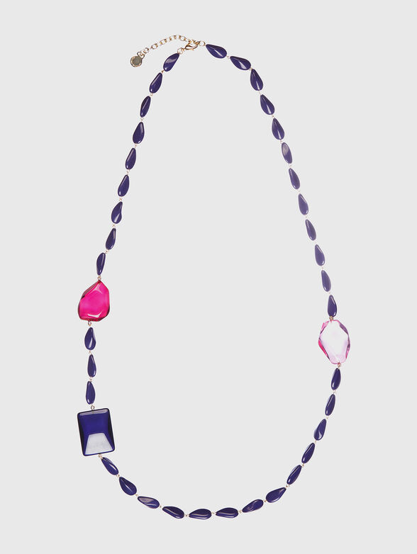 Necklace with colourful beads - 1