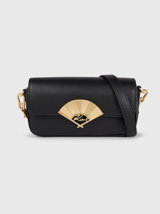 K/SIGNATURE black leather bag - 1