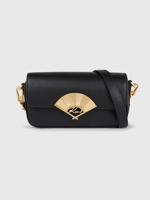 K/SIGNATURE black leather bag - 1