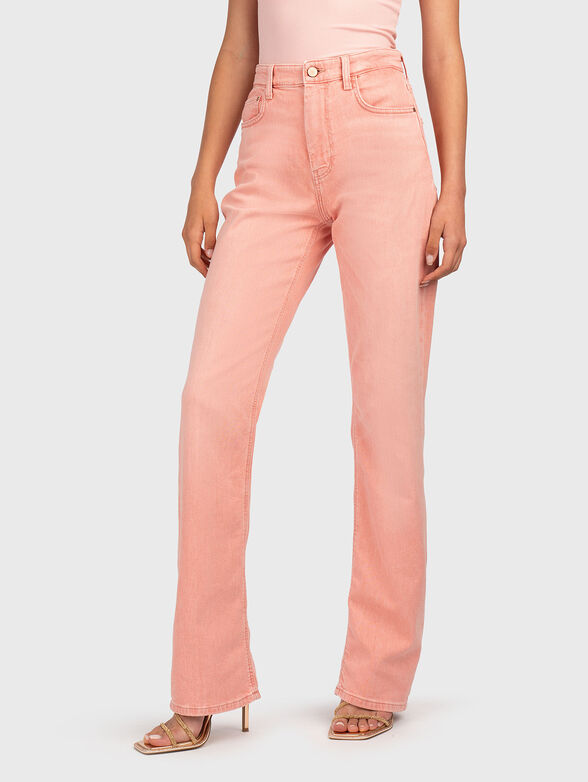 High waist straight jeans - 1