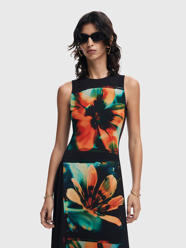 Dress with floral print - 4