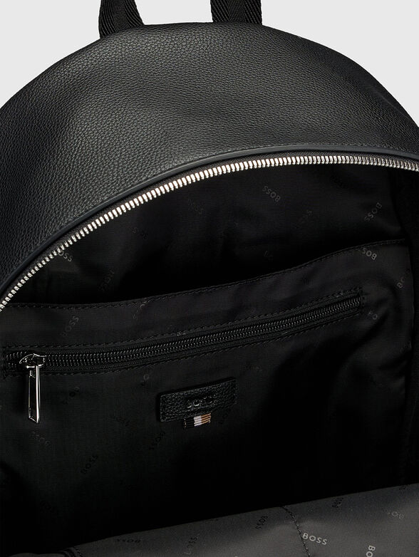 Black backpack with mini logo detail - 6