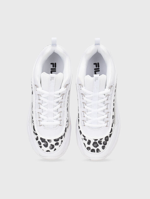 Sneakers STRADA A in black with print - 6