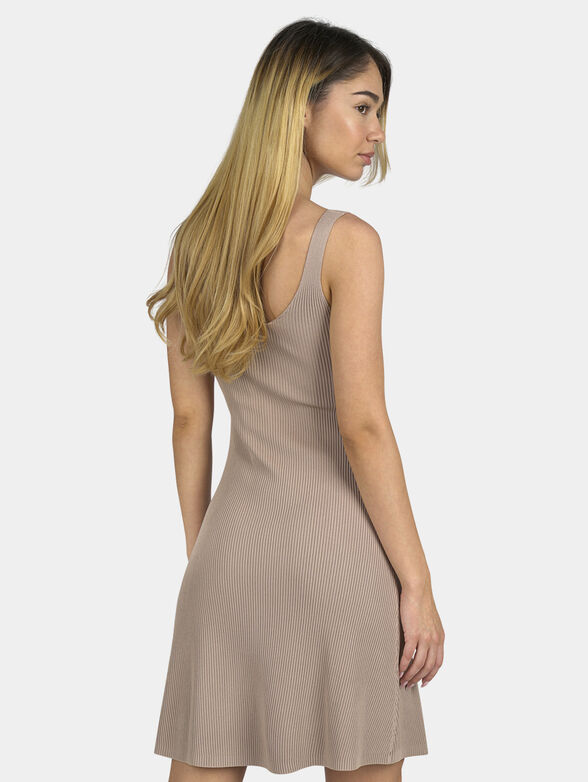 LUCILLE dress in beige color - 2