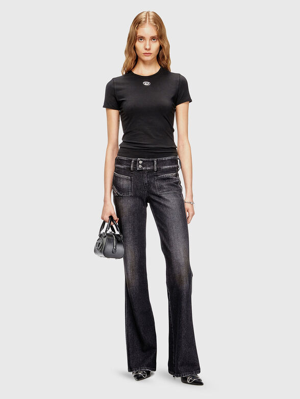 T-UNCUTIESLONG-OD black T-shirt  - 2