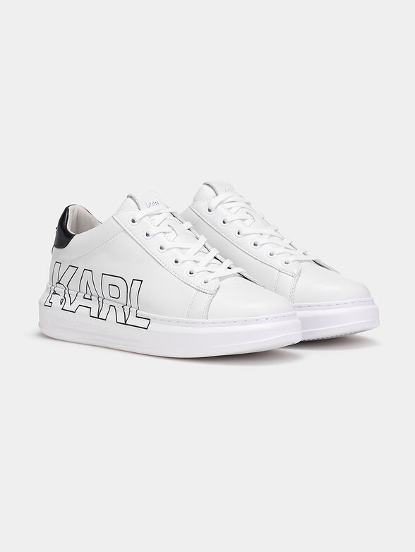 CAPRI Leather sneakers in black color - 2