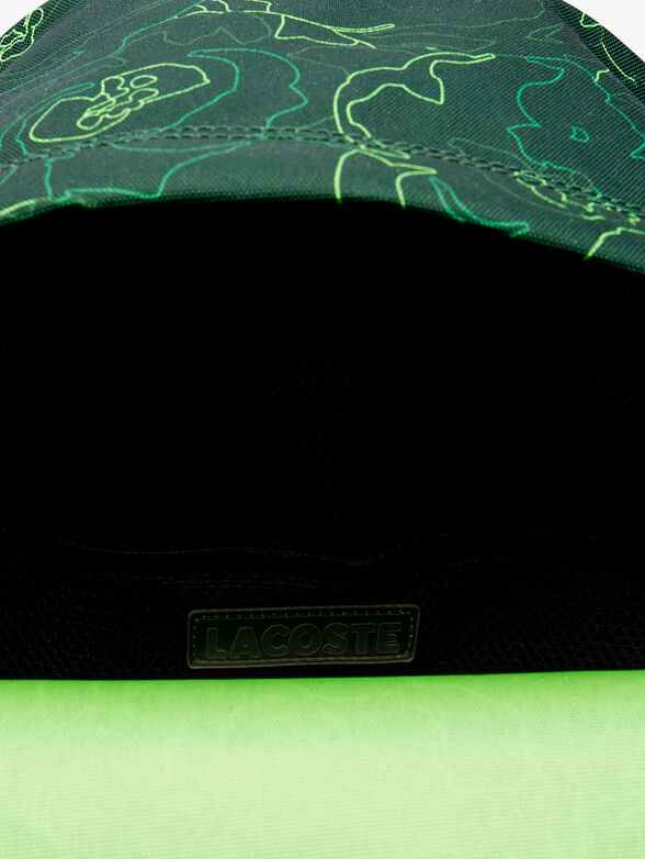 Backpack with floral print - 6